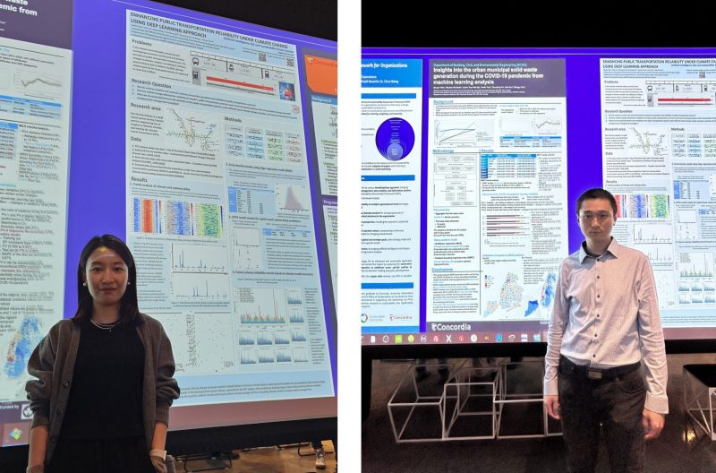 Group members attended the Graduate Student Poster Presentations on AI and Sustainability 