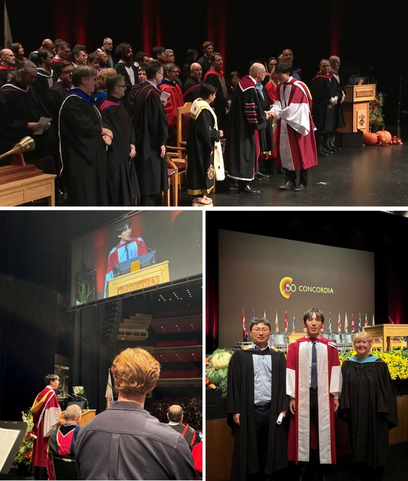 Dr. Zhikun Chen served as the valedictorian for the Gina Cody School of Engineering and Computer Science at Concordia University’s Fall 2025 Convocation